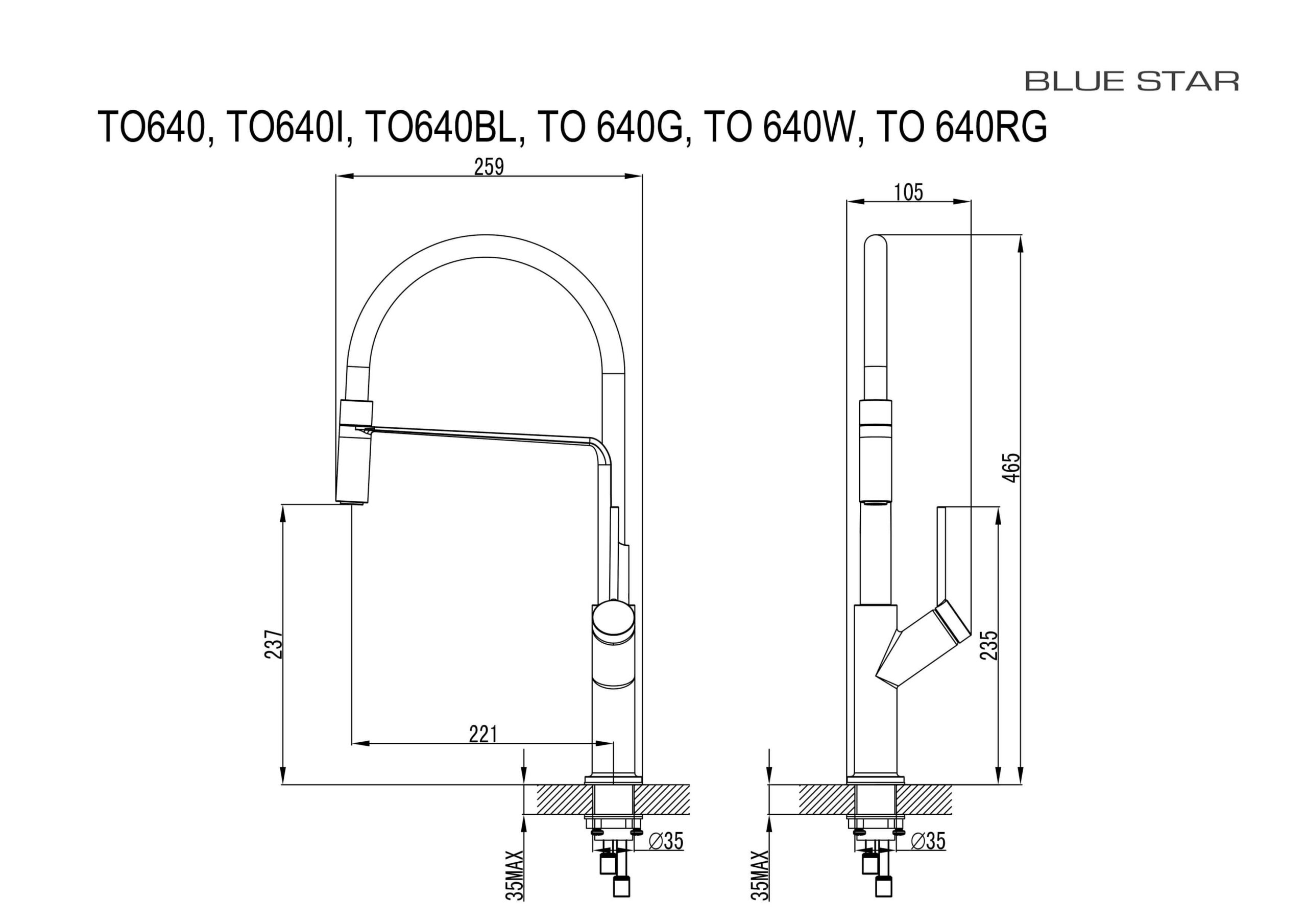 TO640RG -Torino köögisegisti XXL - Image 3